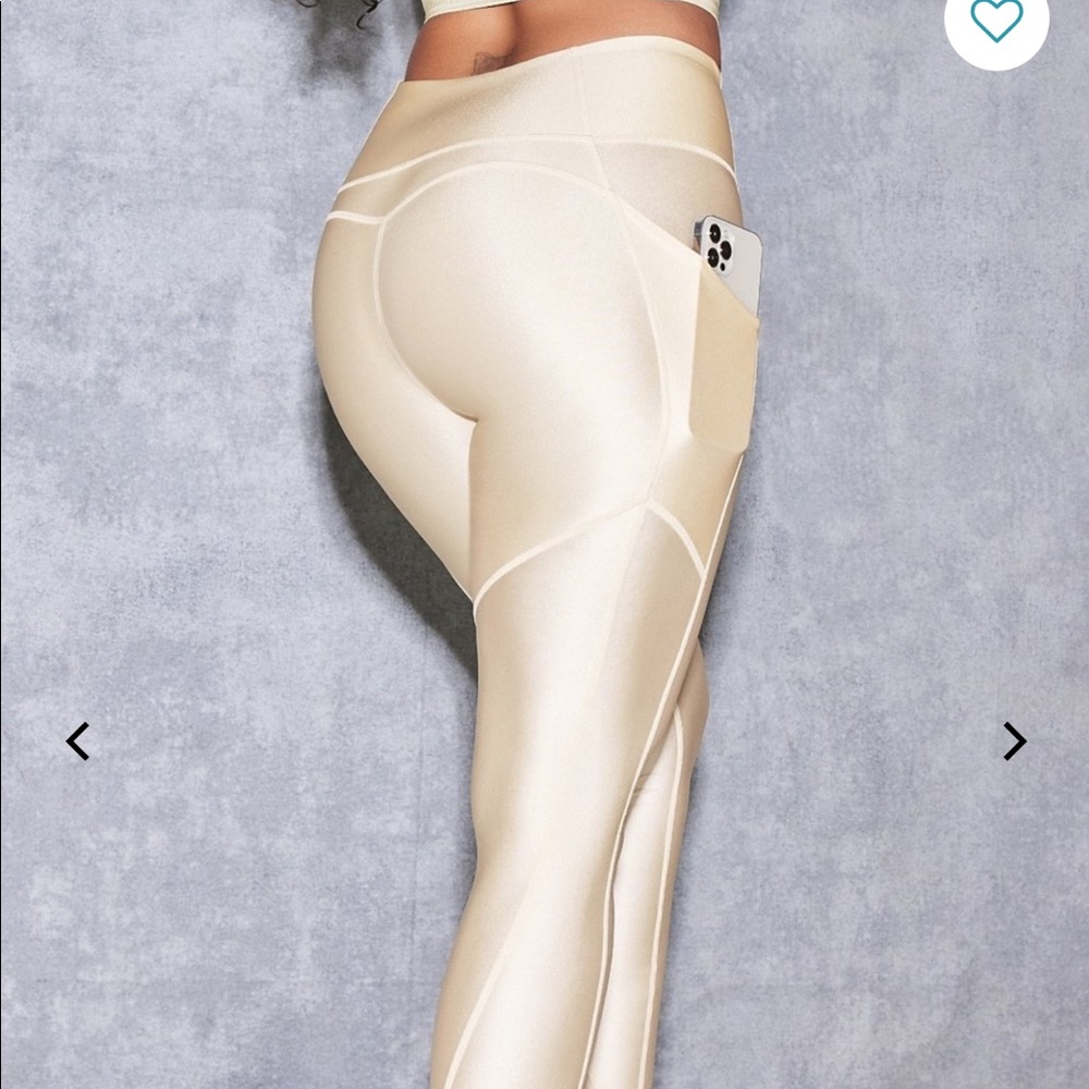 Fabletics Oasis shine high waisted pocket 7/8